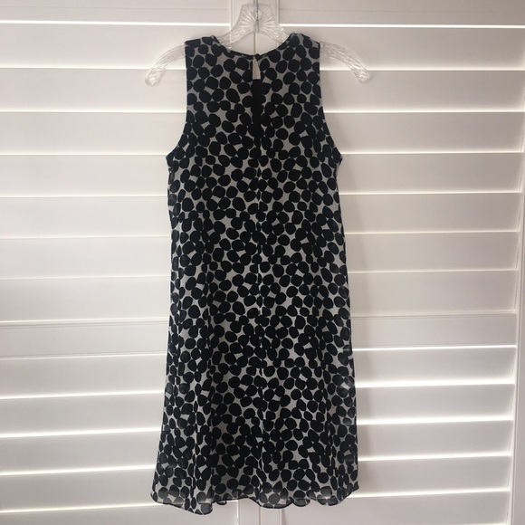 Calvin Klein Polka Dot Trapeze Dress Size 2 - Picture 5 of 6